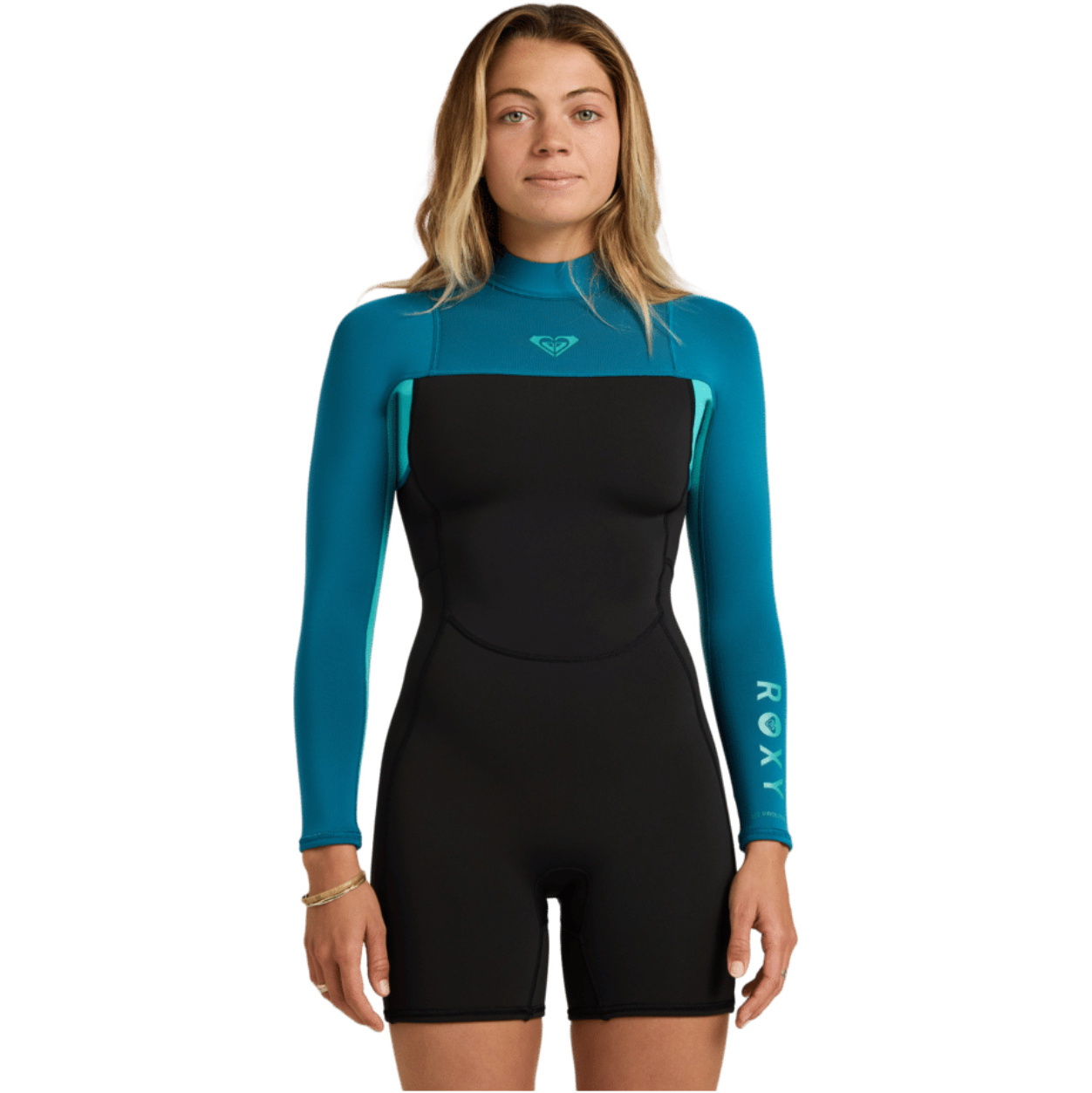 2026 Roxy Womens Prologue+ 2/2mm Long Sleeve Spring Wetsuit 26BW243505 - Baltic
